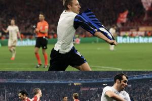 跨越14年弗拉泰西&amp;潘德夫绝杀拜仁的时间、地点、庆祝都一样